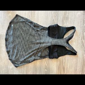 Flowy tank/bra combo - Lululemon
